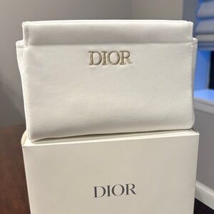 Dior TROUSSE Pouch ~ This is a classic white Dior Celebration Piece ~ Gorgeous